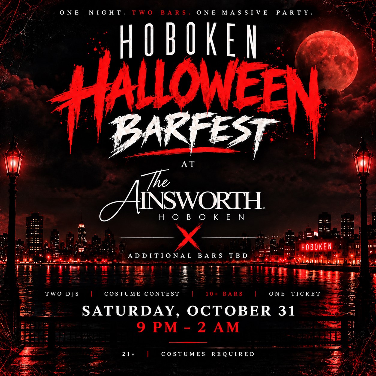 Hoboken Halloween Barfest 10/31