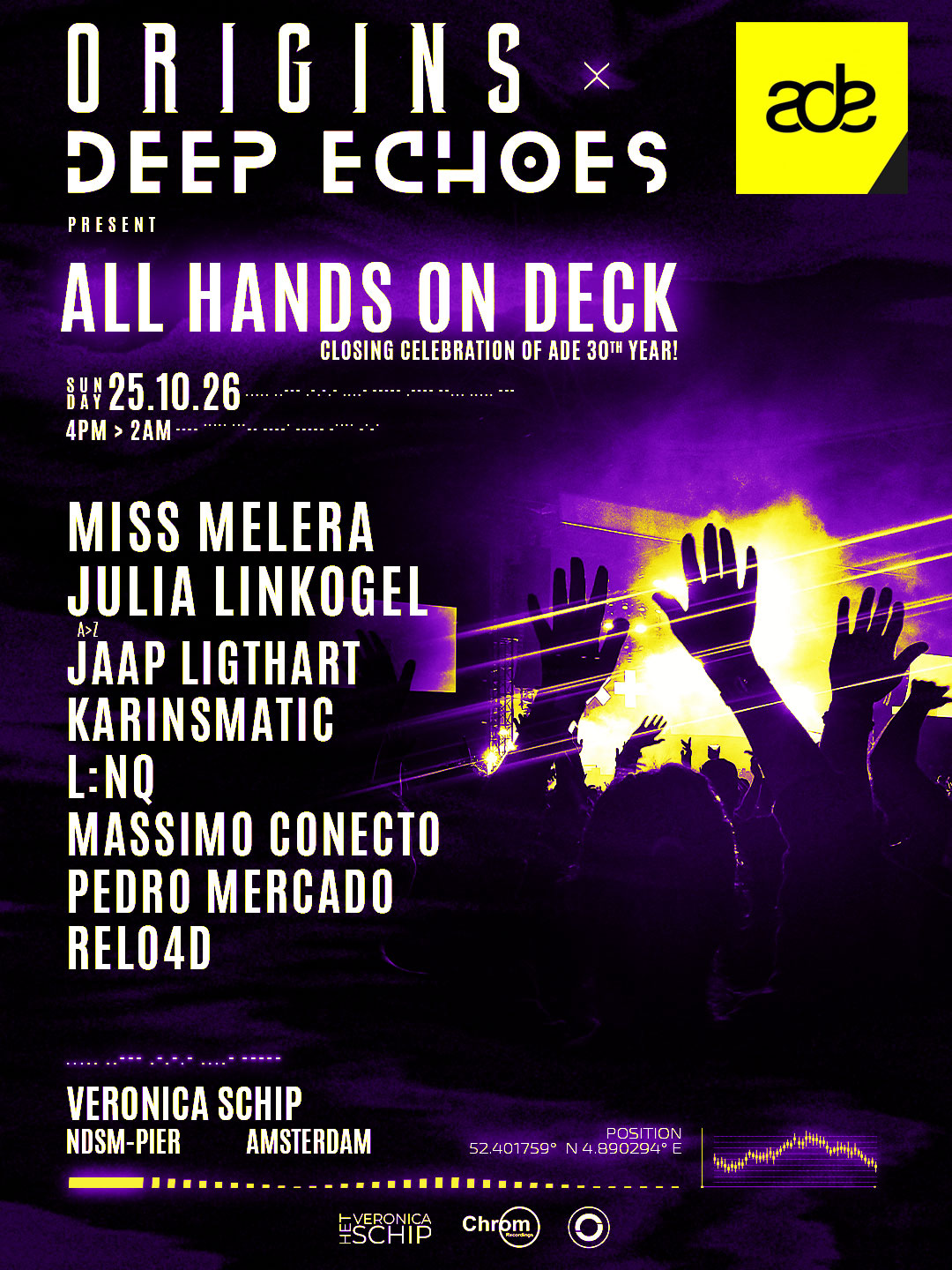ORIGINS x Deep Echoes pres. ALL HANDS ON DECK