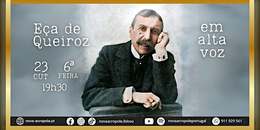 Eça de Queiroz em alta voz (23 out)