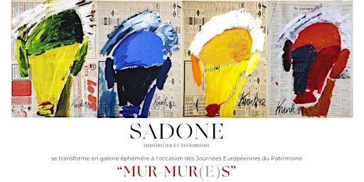 Vernissage de l’exposition "MUR-MUR(E)S" à l'agence Sadone