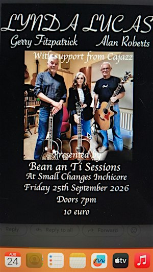 Bean an Tí Sessions present Lynda Lucas