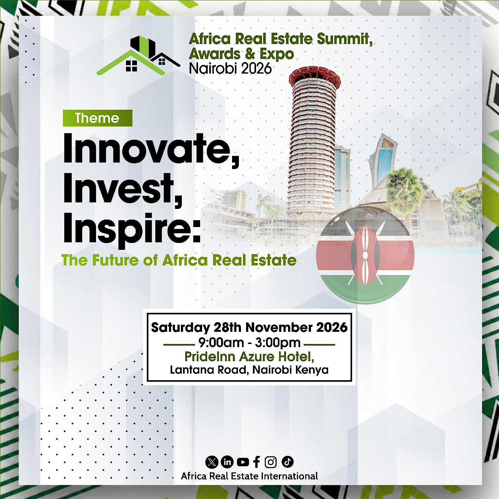 Africa Real Estate Summit, Awards & Expo 2026