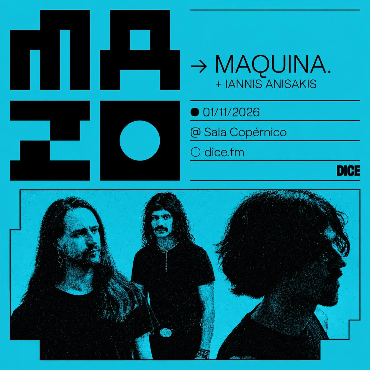 MAQUINA. + iannis ANISAKIS en MAZO