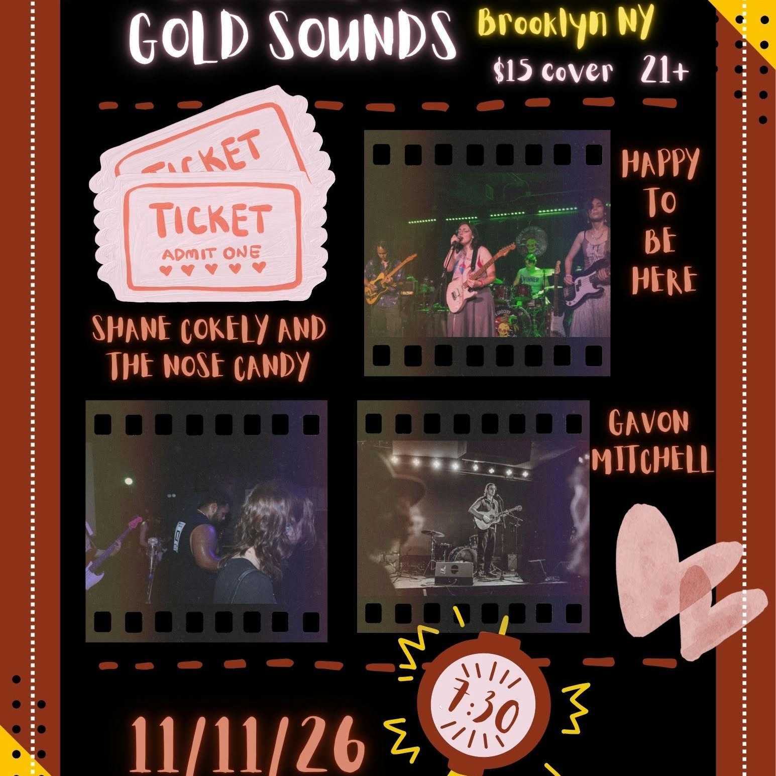 Happy to be Here // Shane Cokely and the Nose Candy // Gavin Mitchell 