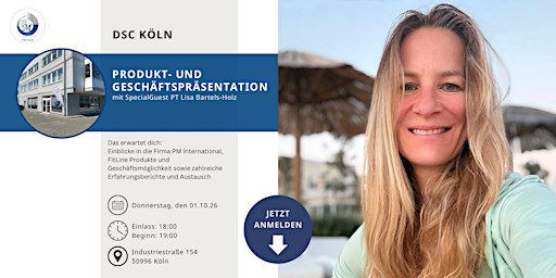 Produkt- & Geschäftspräsentation mit SpecialGuest