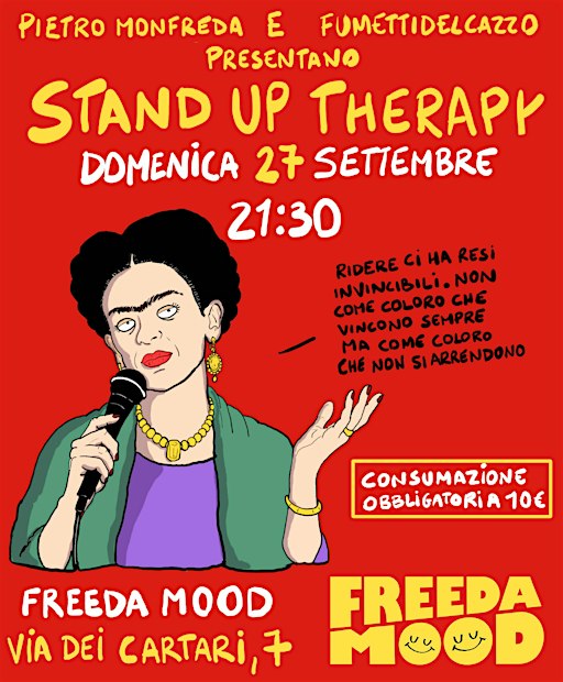 STAND-UP THERAPY SHOW - FREEDA MOOD 27/09 - FREE ENTRY