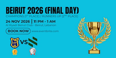 BEIRUT 2026 (FINAL DAY) (RIYADI VS SAGGESE)