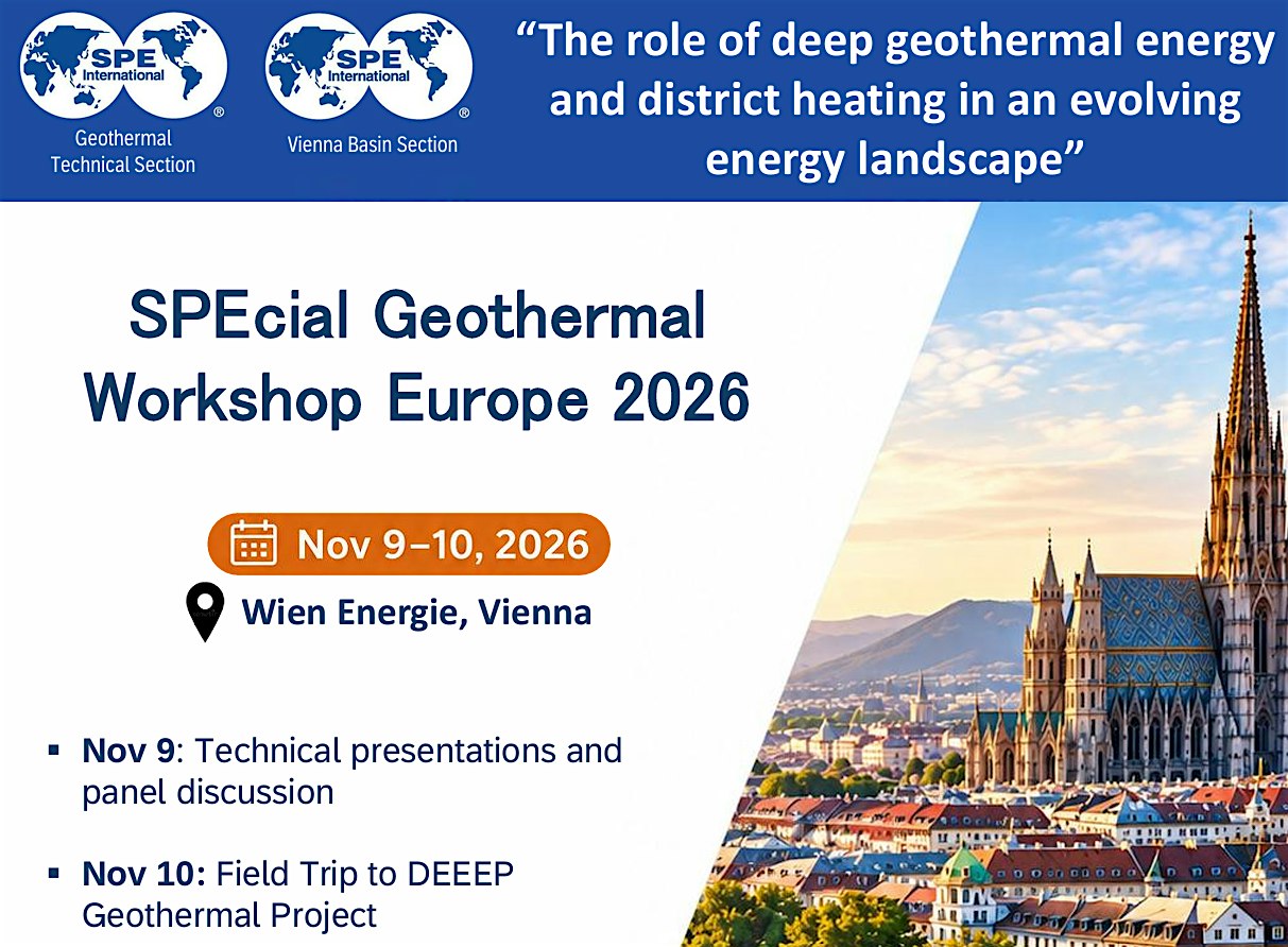 SPEcial Geothermal Workshop Europe - Scientific & Educational Event