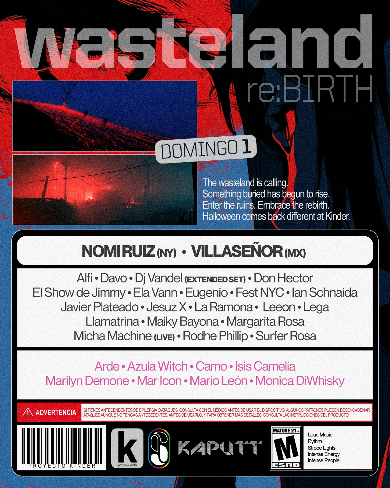 Kaputt Club / Proyecto Kinder PRESENTA: WASTELAND - DAY 3