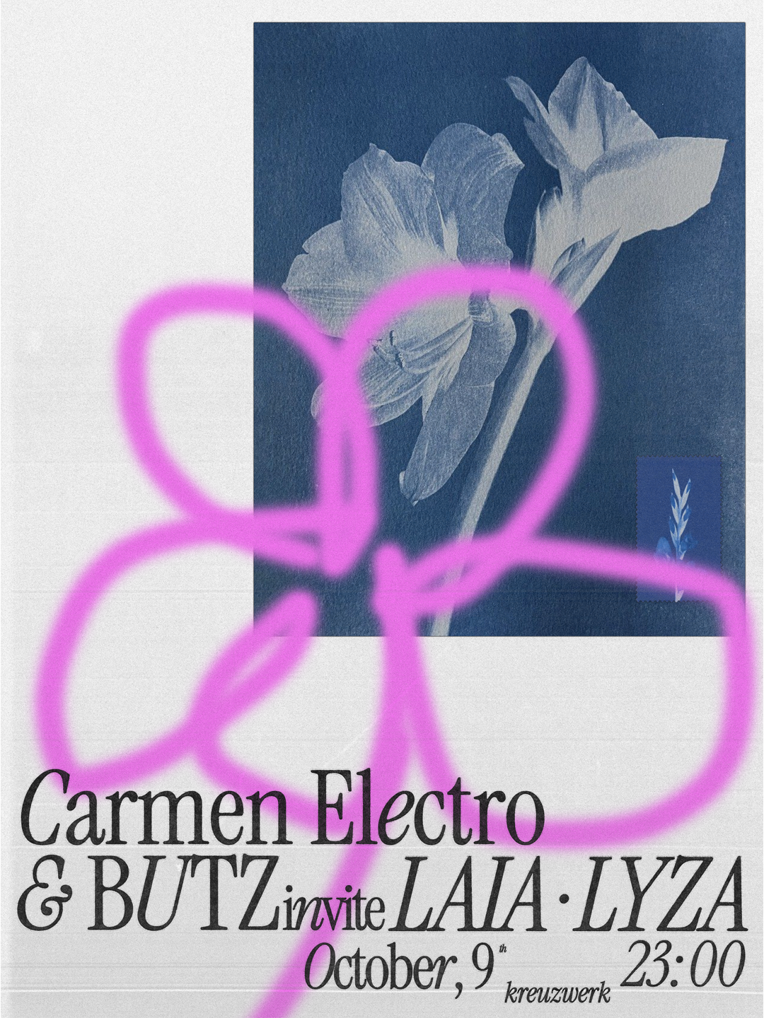 Carmen Electro & BUTZ invite Laia, LYZA