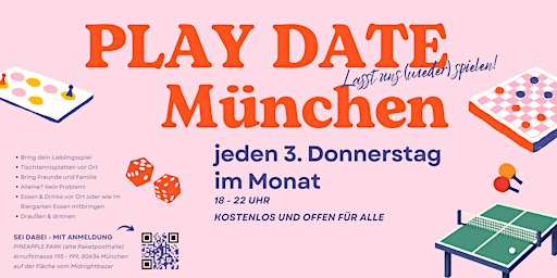 PLAY DATE München #20 - Lasst uns spielen!