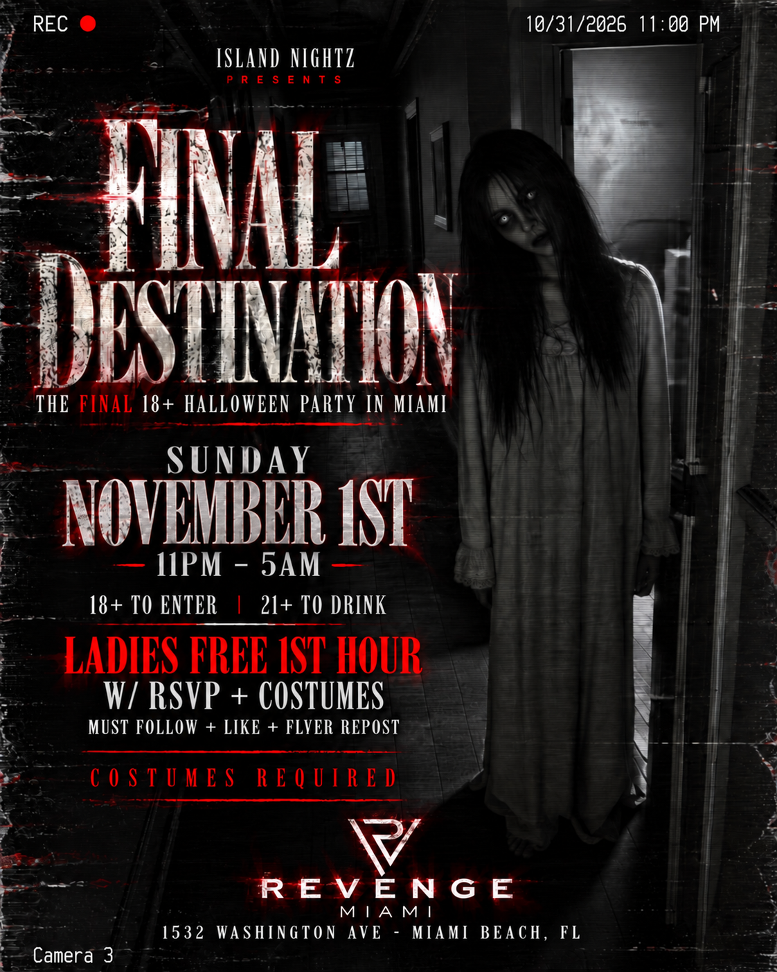 Final Destination @ Revenge Miami (18+) 