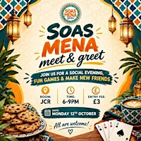 SOAS MENA MEET & GREET
