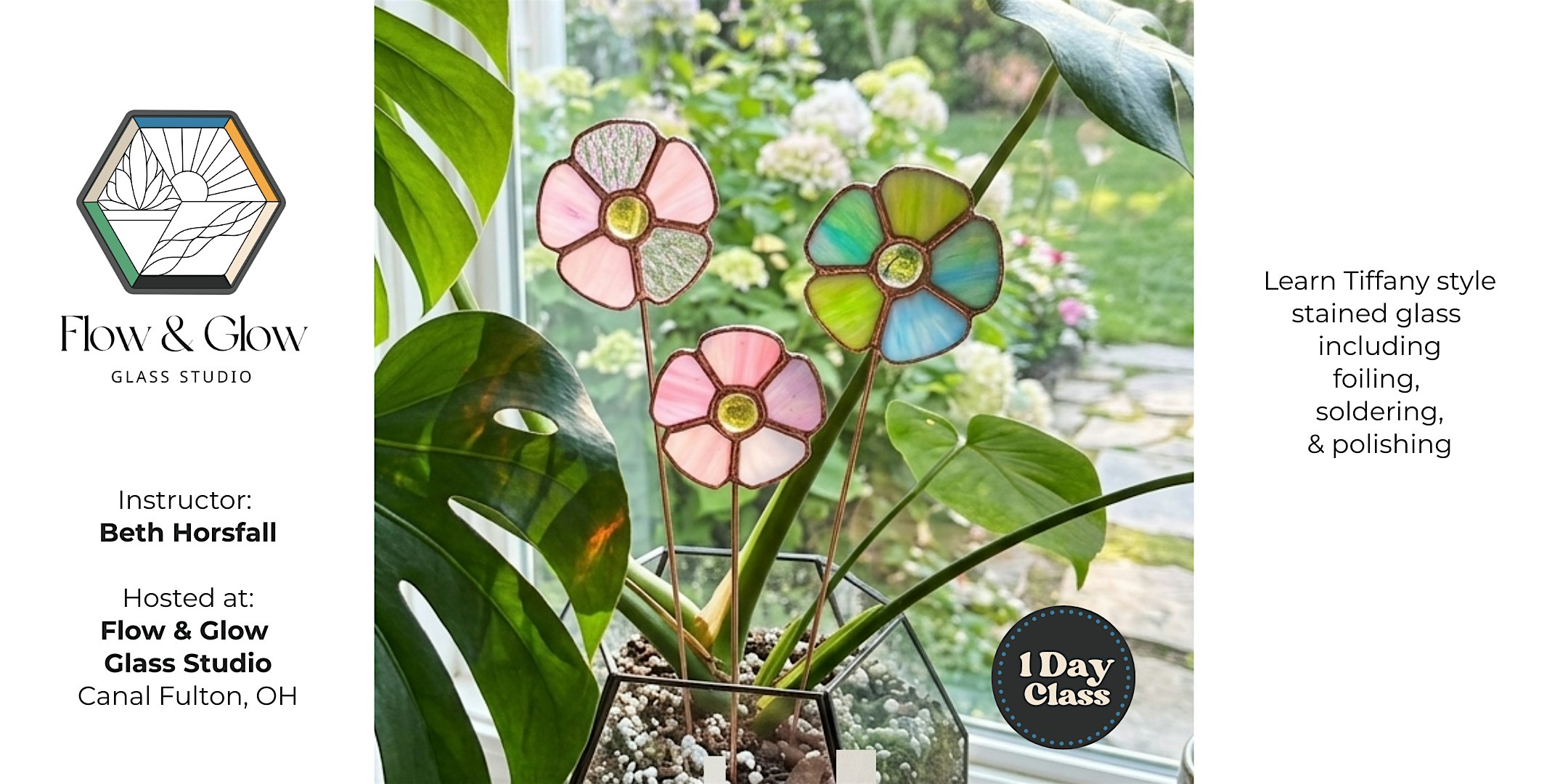 Stained Glass - Flowers