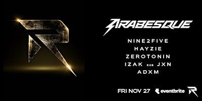 RPM ARENA |  ARABESQUE HEADLINING | FRIDAY 27TH NOVEMBER