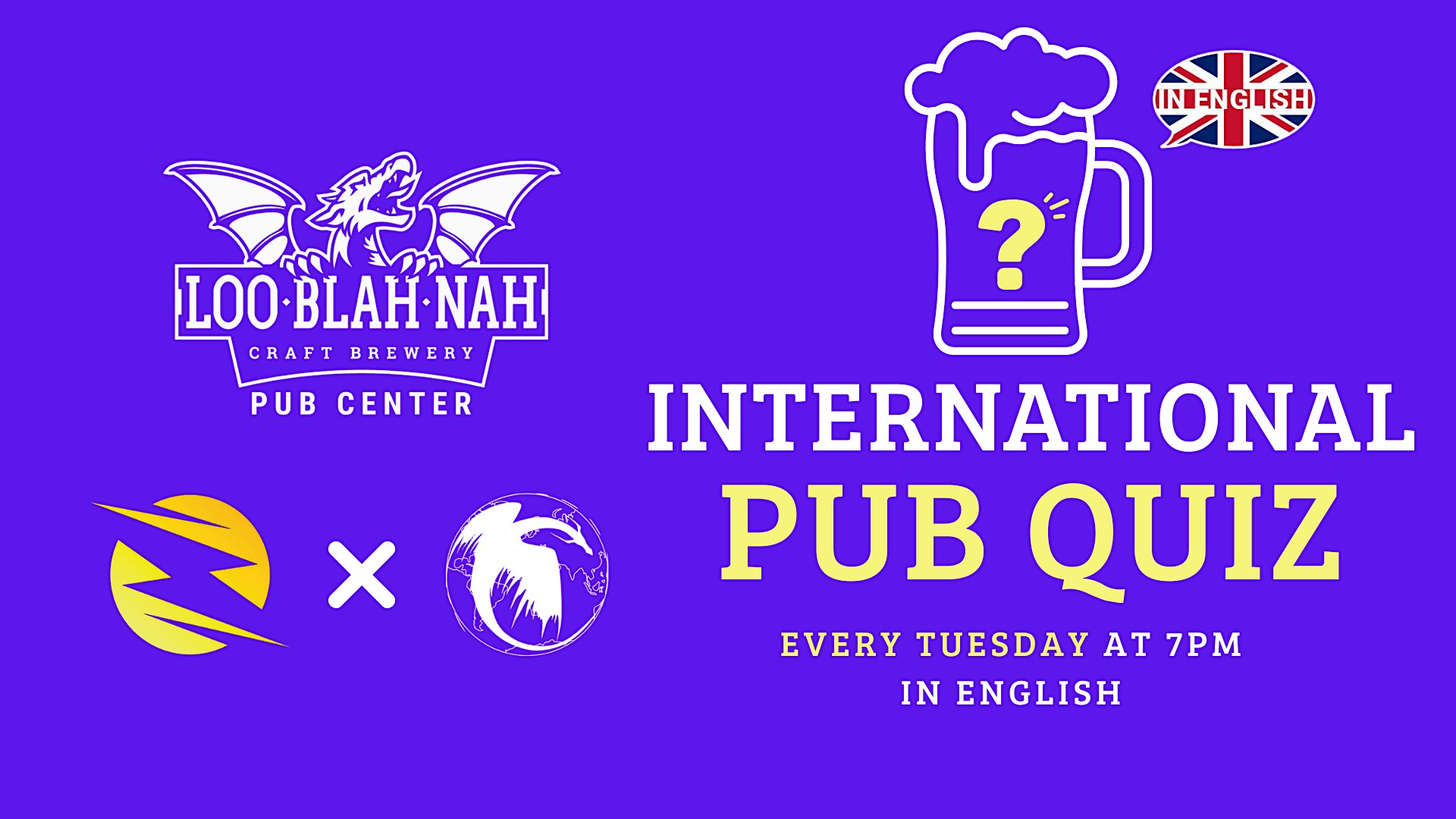 Ljubljana International: Tuesday Pub Quiz