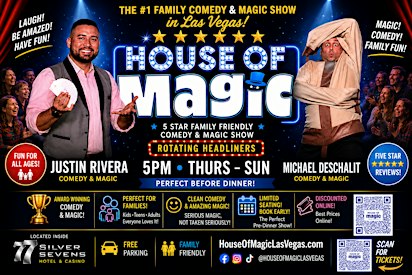 House of Magic Las Vegas | Comedy Magic Show at Silver Sevens