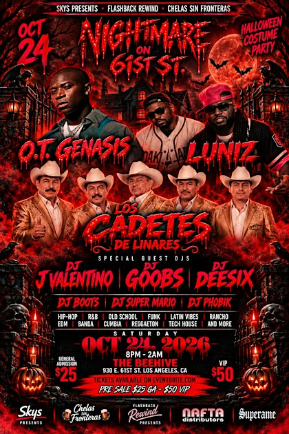 Los Angeles Biggest Halloween Party at The BEEHIVE For Free