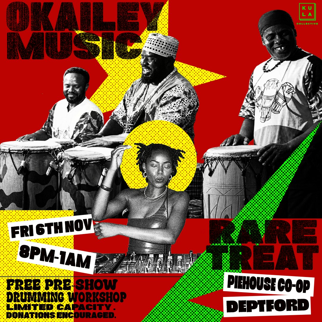 KULA Collective w/Okailey Music (live) & Rare Treat (DJ)