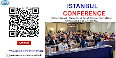 Istanbul–Humanities & Social Sciences International Conference 4-5 Oct 2027