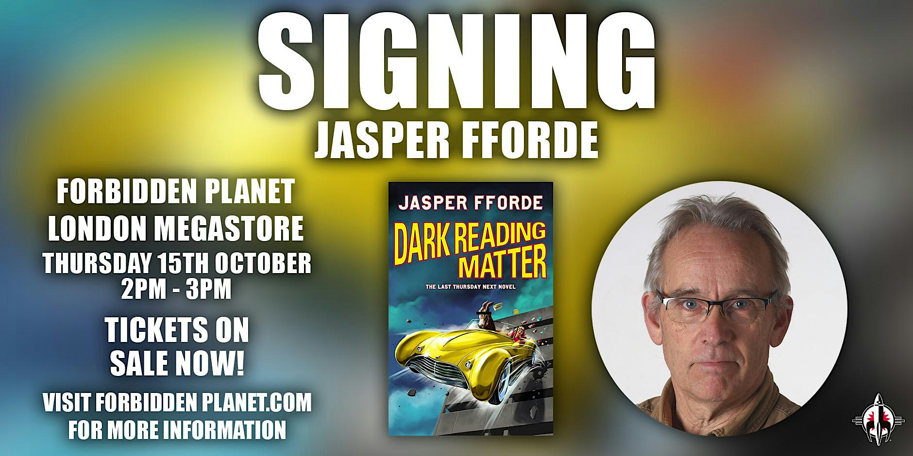 Jasper Fforde signing at the Forbidden Planet London Megastore!