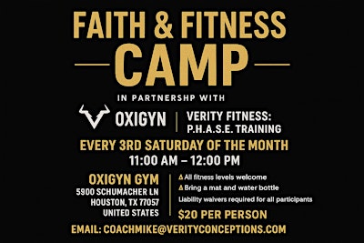 Faith and Fitness Camp