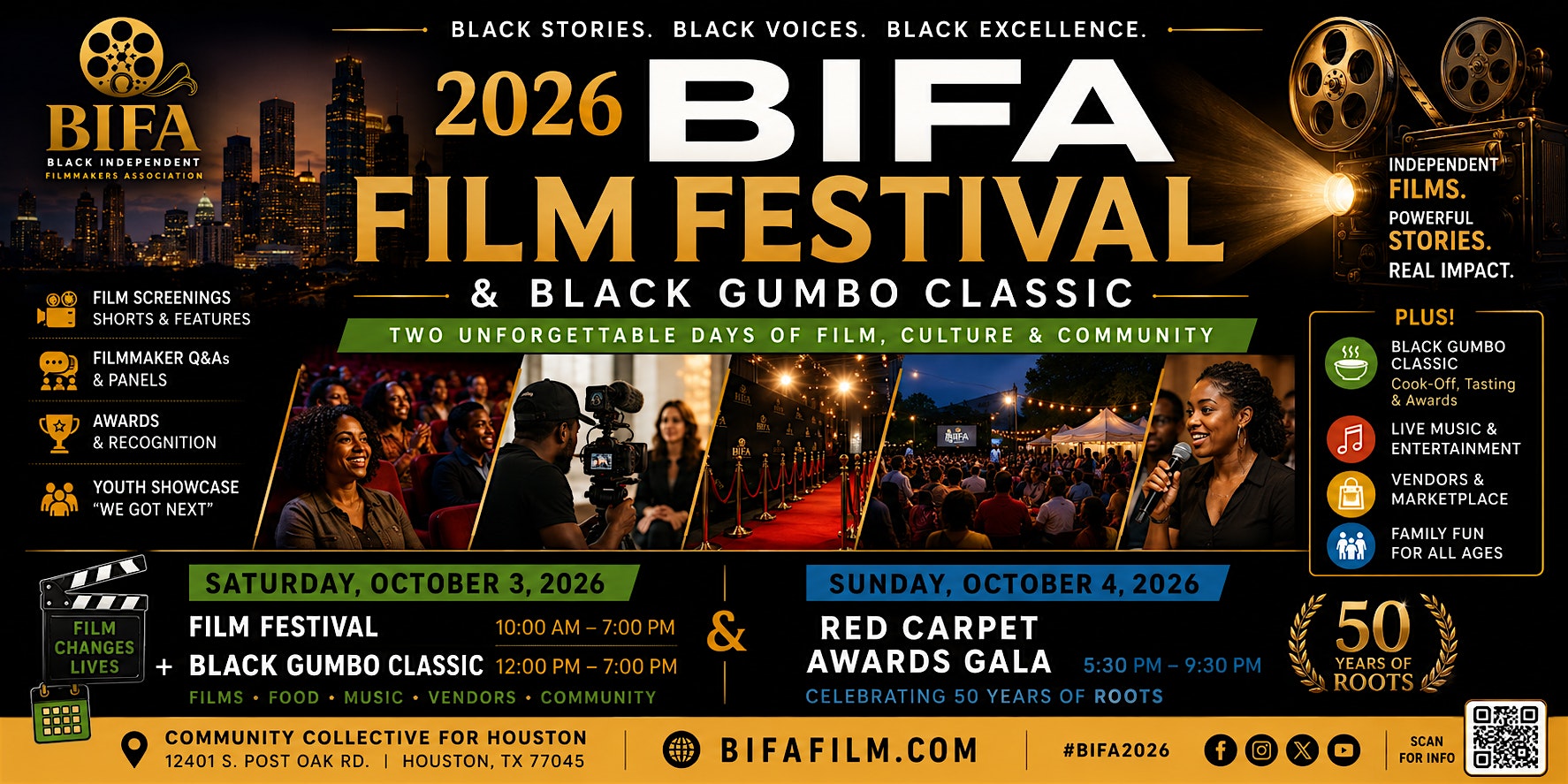 2026 BIFA Film Festival / Black Gumbo Classic & Red Carpet Awards Gala