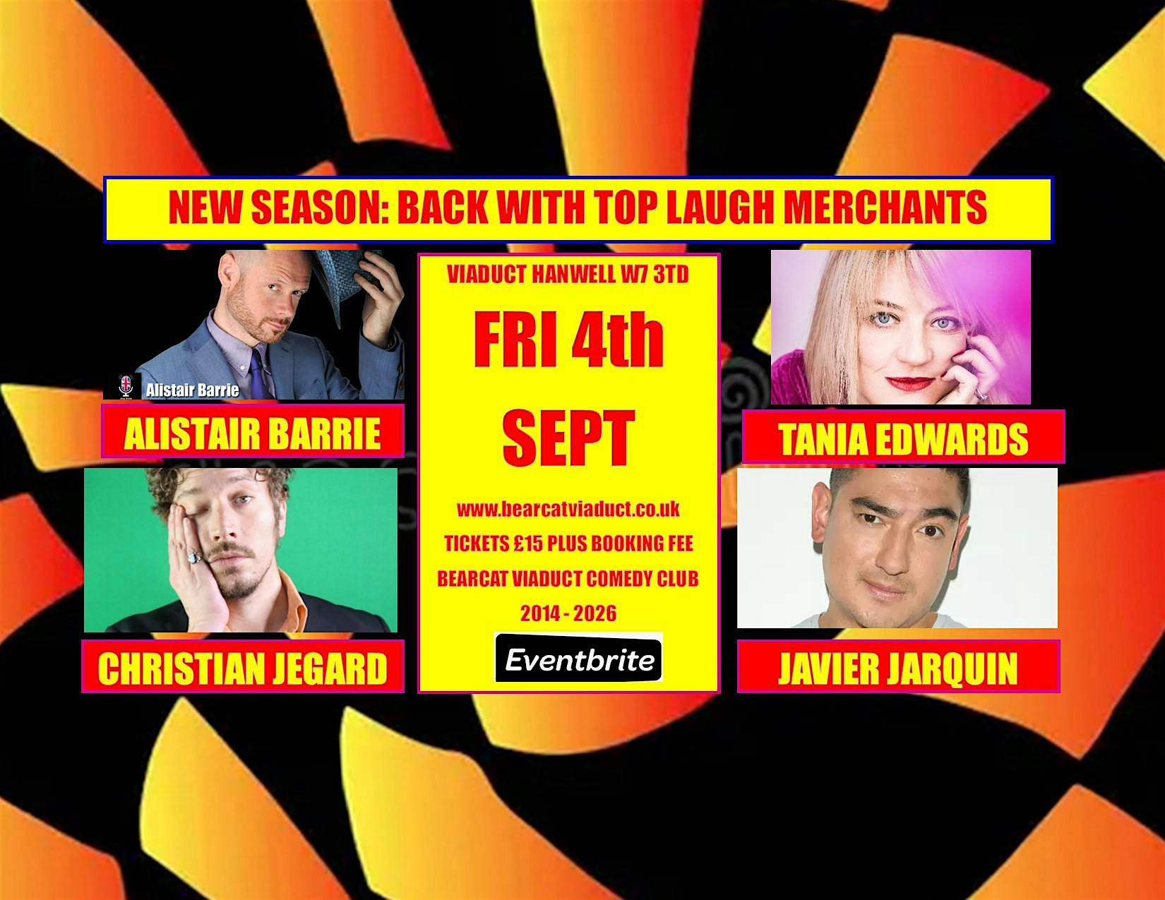 Bearcat Comedy Viaduct September show