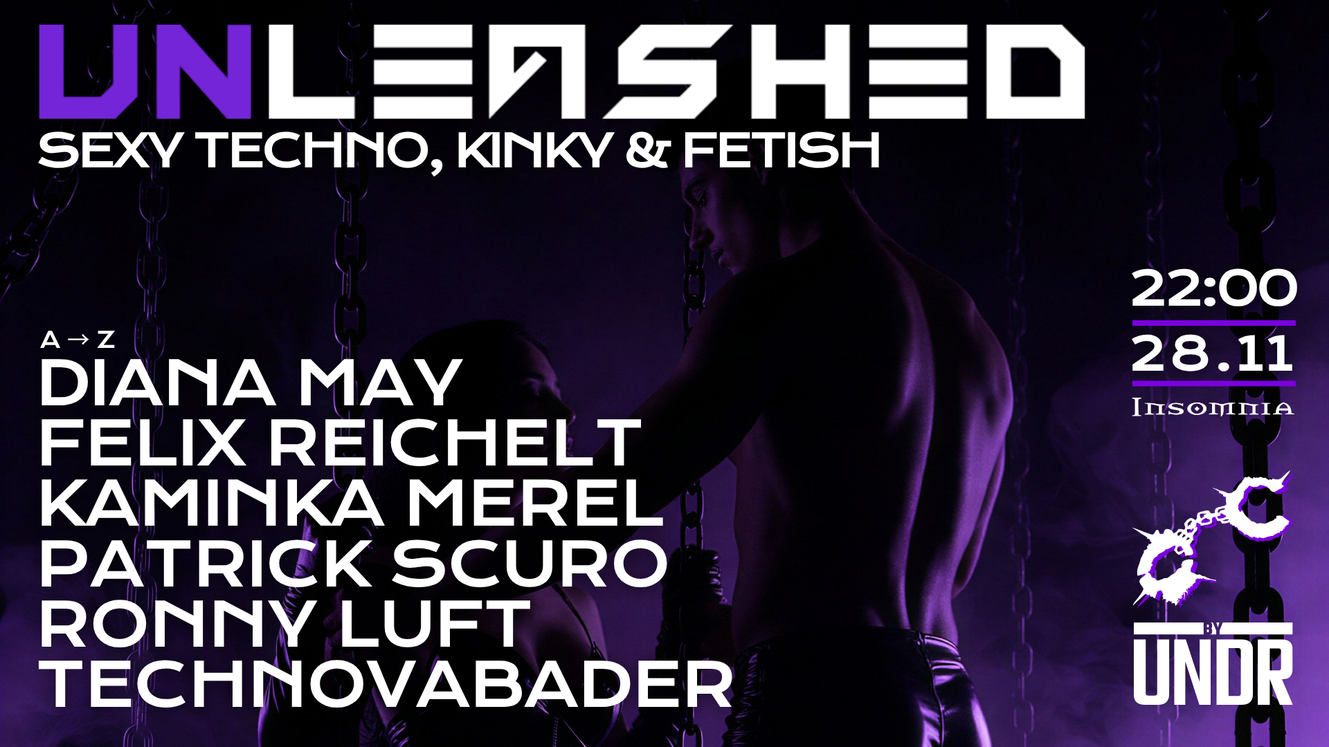 UNLEASHED by UNDR - Kinky Techno Party