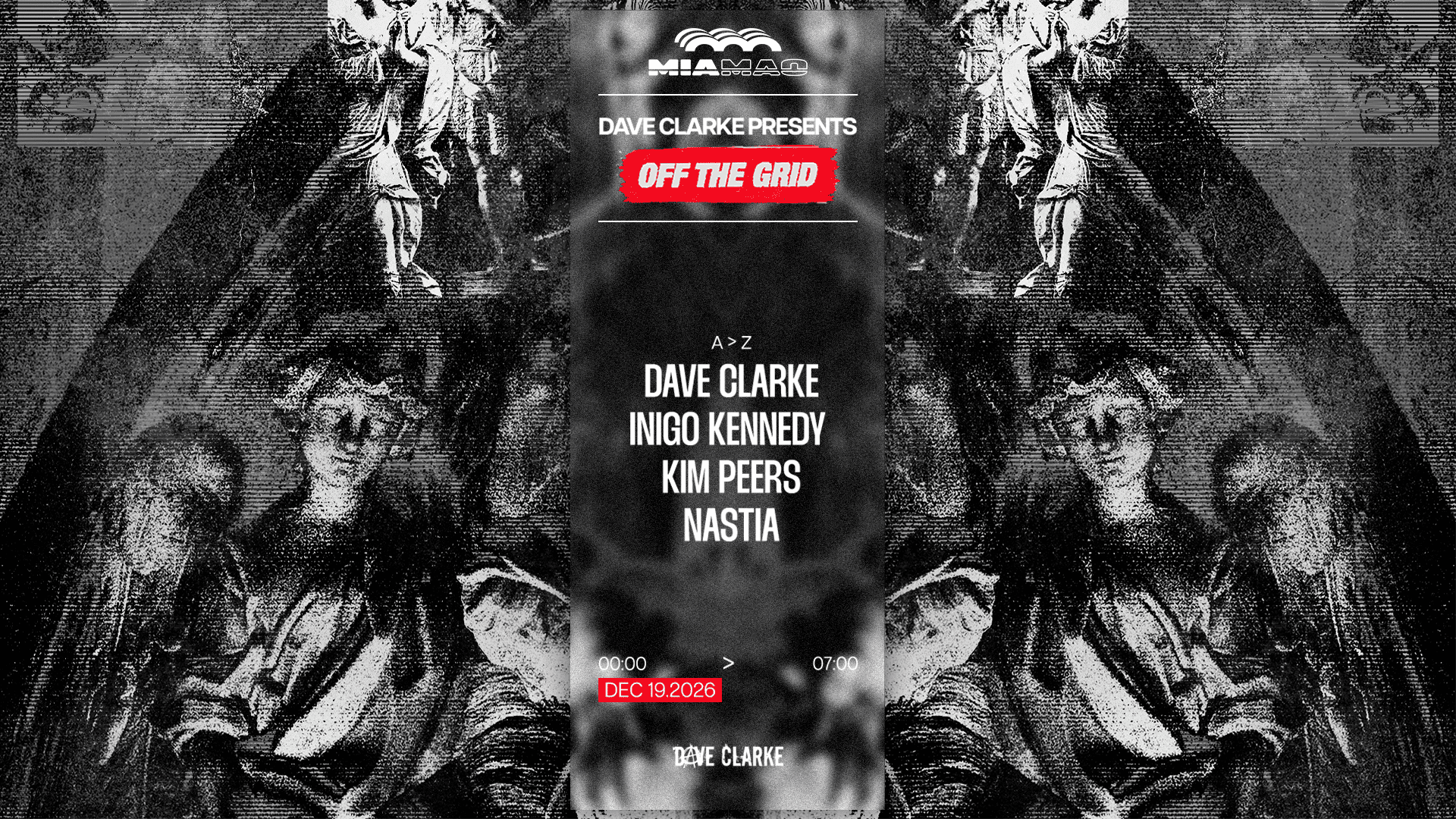 Off The Grid: Dave Clarke, Nastia, Inigo Kennedy & Kim Peers