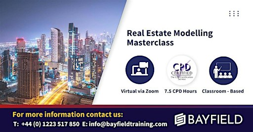 Bayfield Training - Real Estate Modelling Masterclass (Advanced)