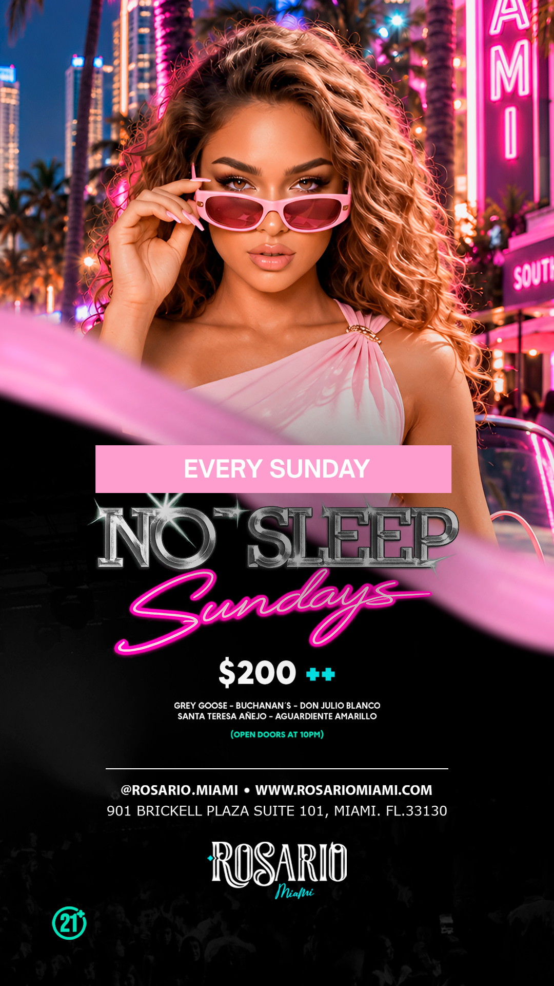 NO SLEEP SUNDAYS - Rosario Miami