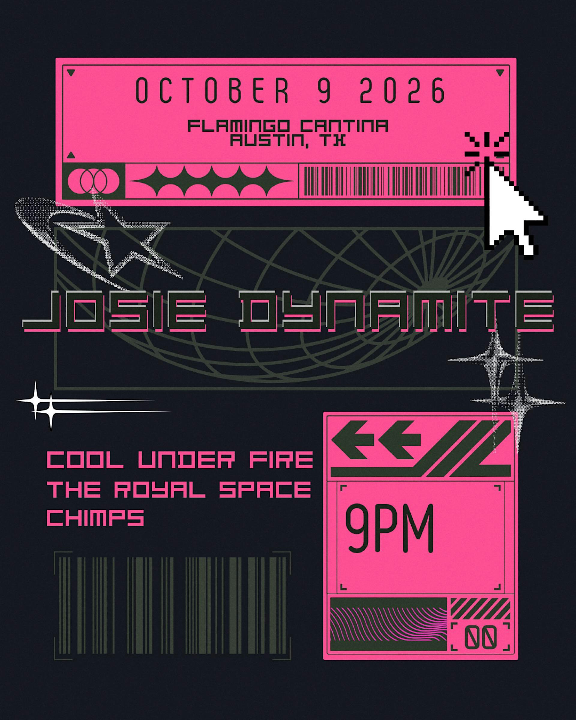 Josie Dynamite with Cool Under Fire + The Royal Space Chimps - Reggae/Ska