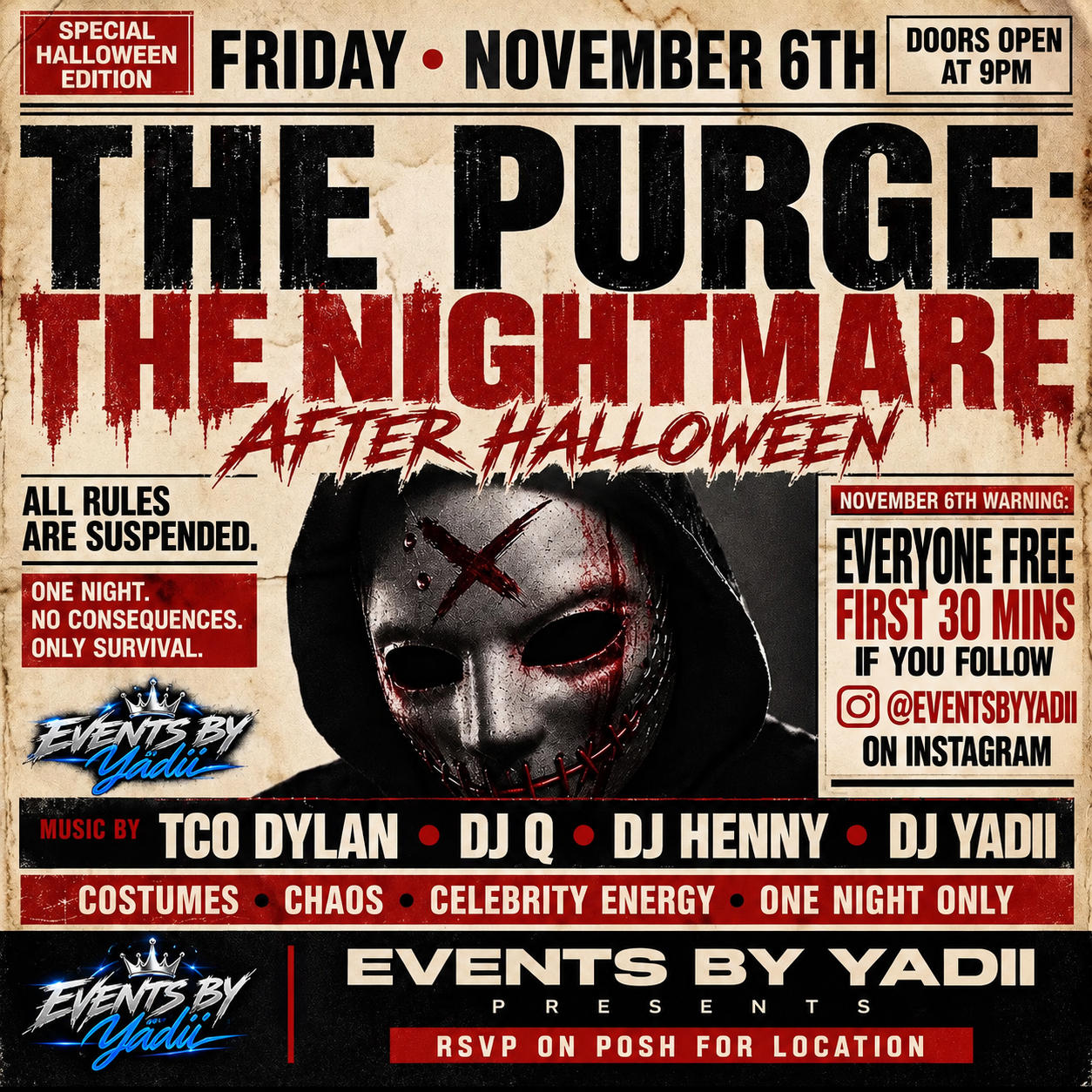 THE PURGE PARTY