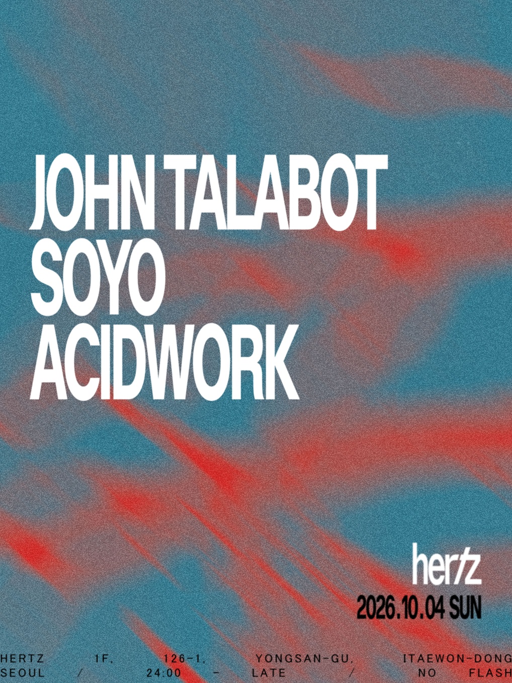 Hertz 헤르츠 meets: Hertz Meets John Talabot (Hivern Discs, ES)