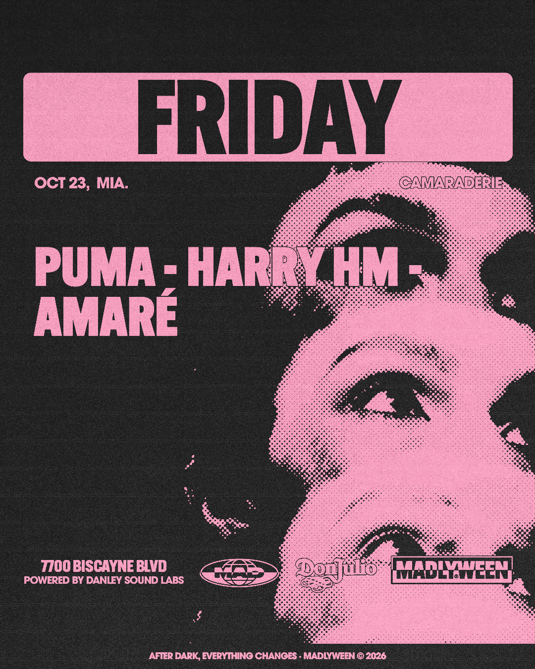 CAMARADERIE: PUMA / HARRY HM / AMARÉ