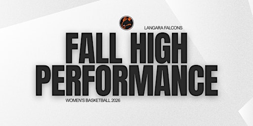 Langara Falcons Girls High Performance Basketball Training (Fall 2026)
