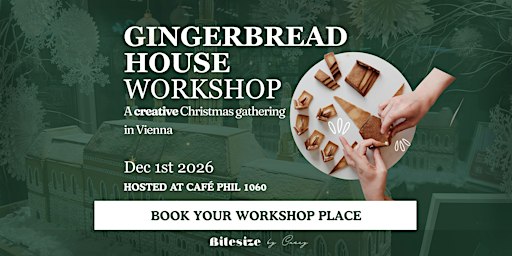 Gingerbread House Workshop for Adults