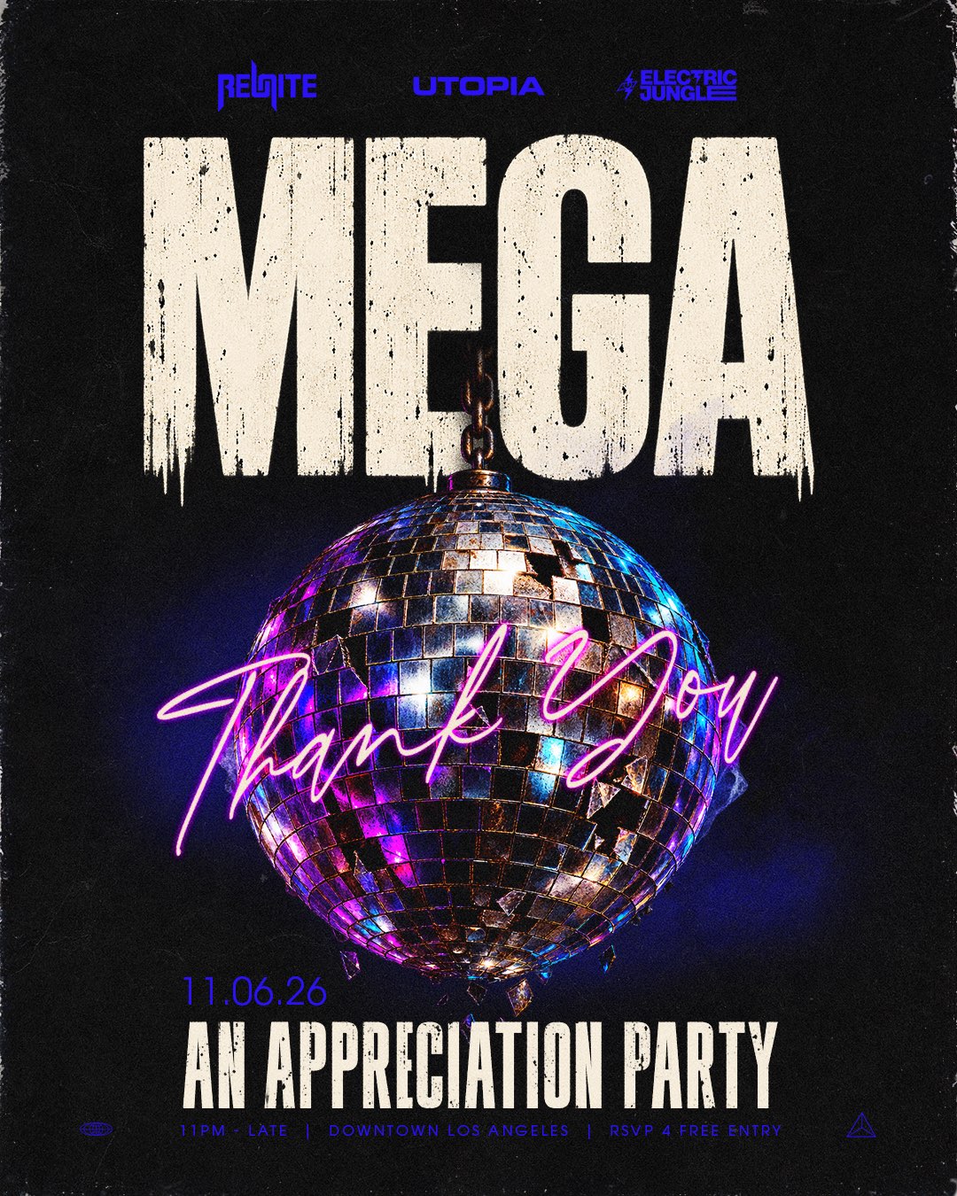 Utopia Presents: A Mega Appreciation Party w/ SECRET HEADLINER