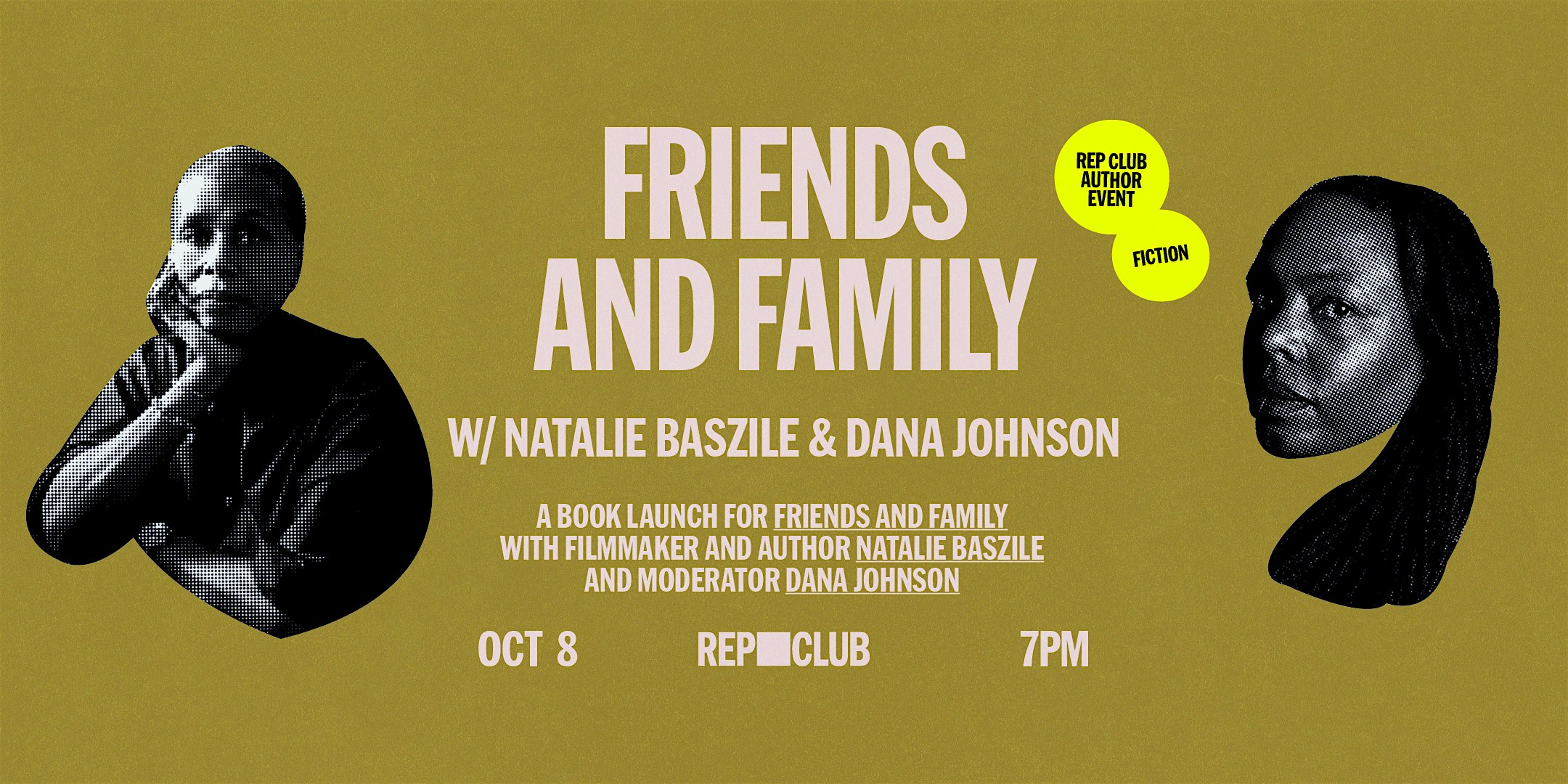 BOOK LAUNCH: Friends And Family w/ Natalie Baszile & Dana Johnson