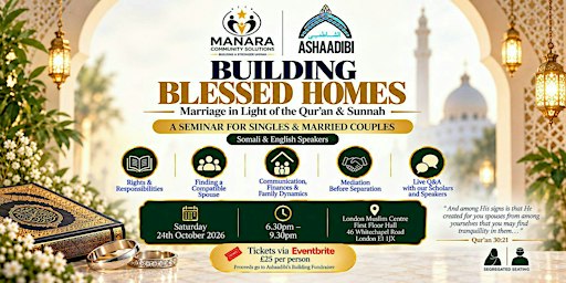 Building Blessed Homes as Muslims