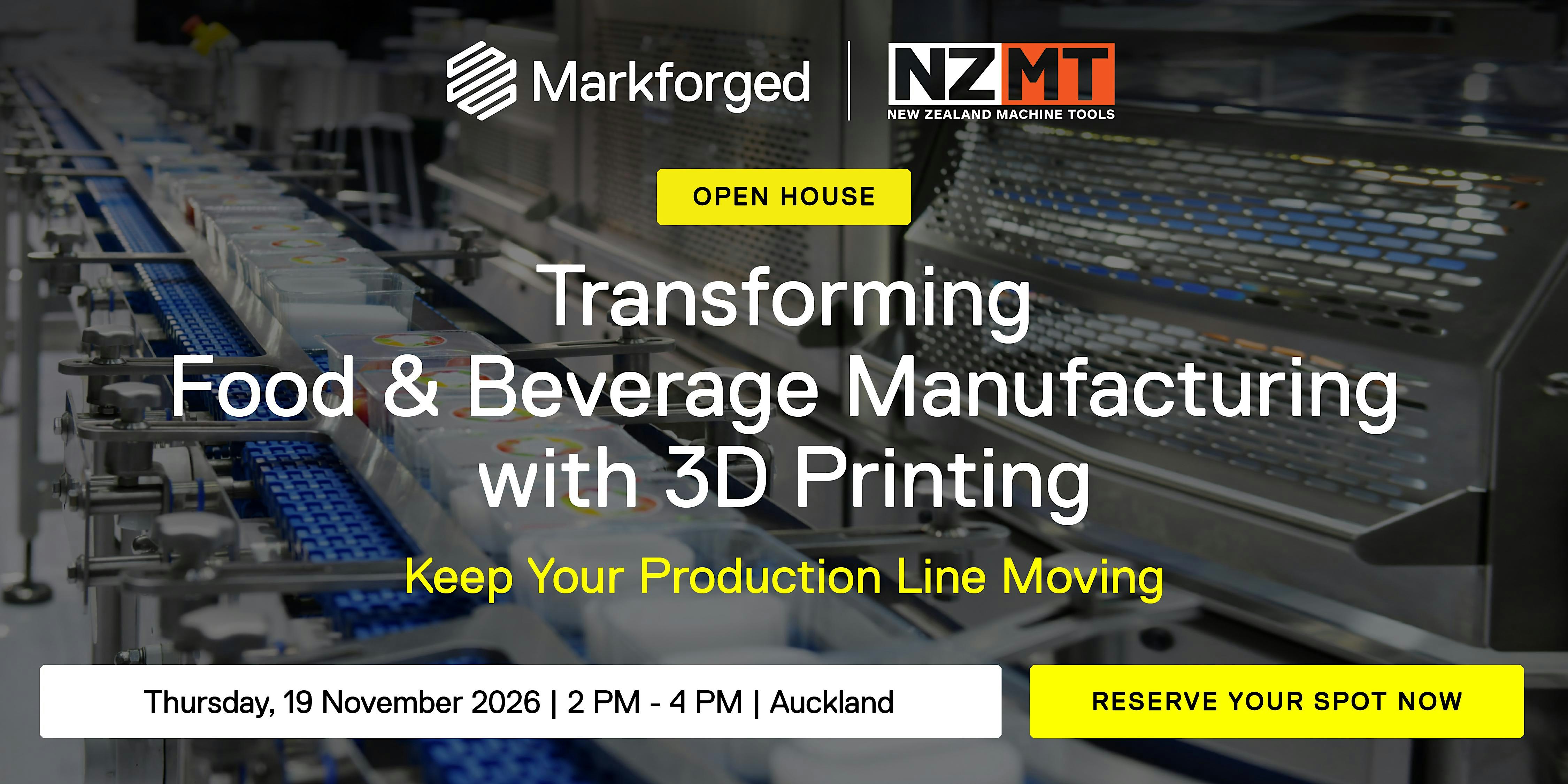 Transforming Food & Beverage Manufacturing with 3D Printing