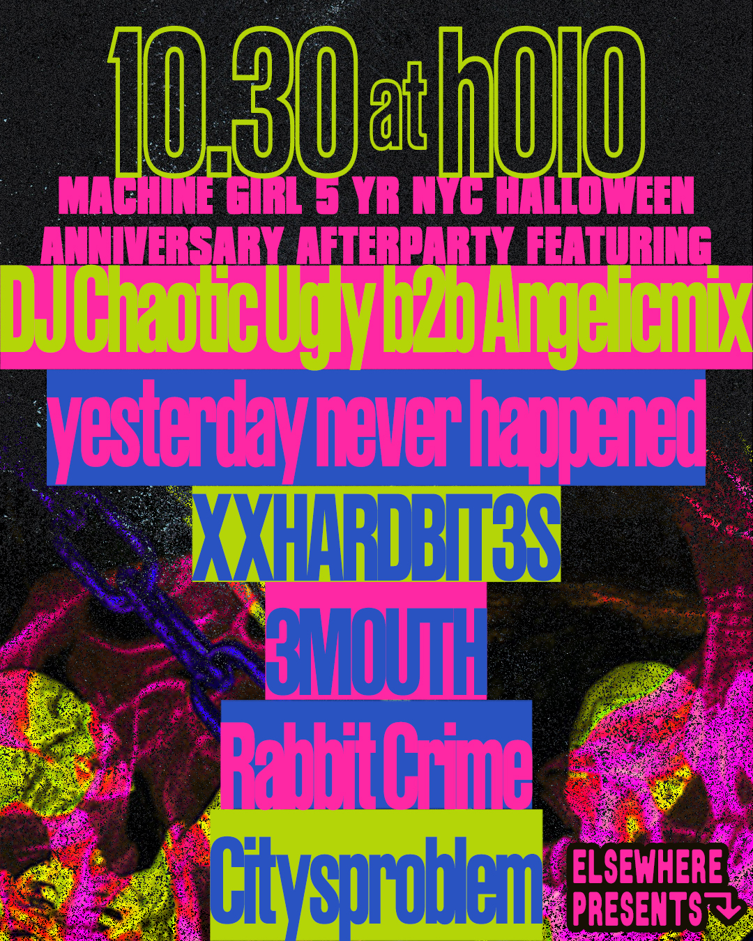 Elsewhere x H0L0: Machine Girl 5 Yr NYC Halloween Anniversary Afterparty