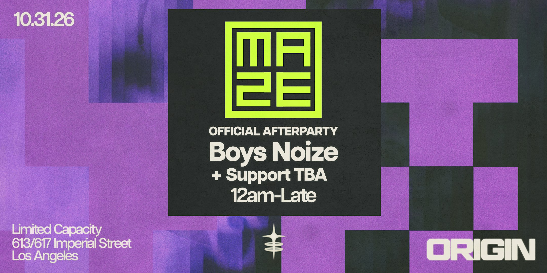 THE MAZE HALLOWEEN  OFFICIAL AFTERPARTY