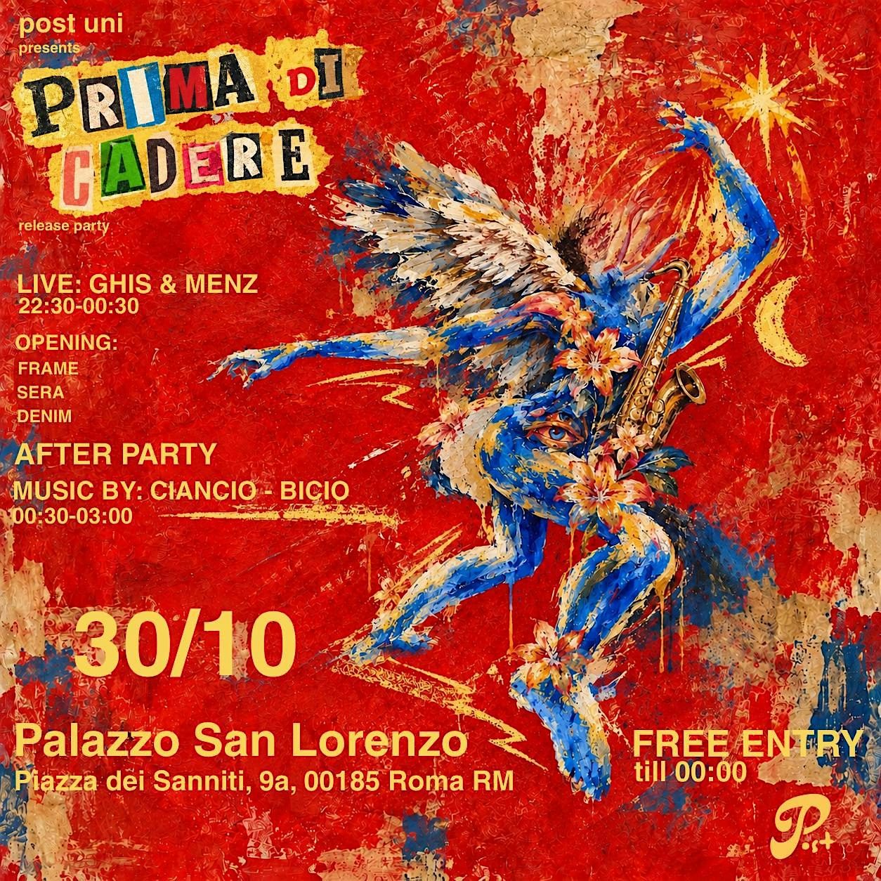 PRIMA DI CADERE RELEASE PARTY