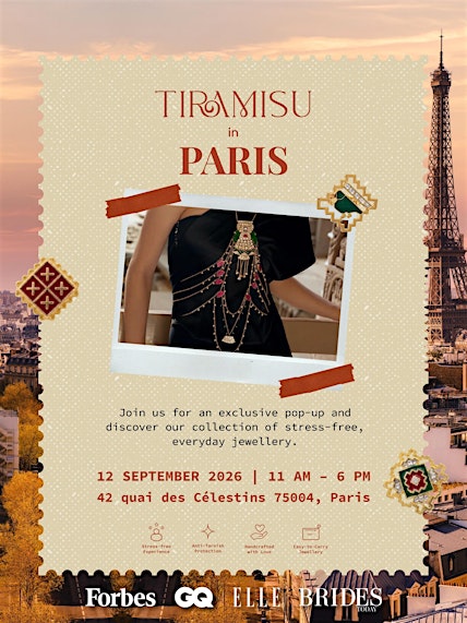 Tiramisu Paris Pop up - Indian & Contemporary Jewellery Brand
