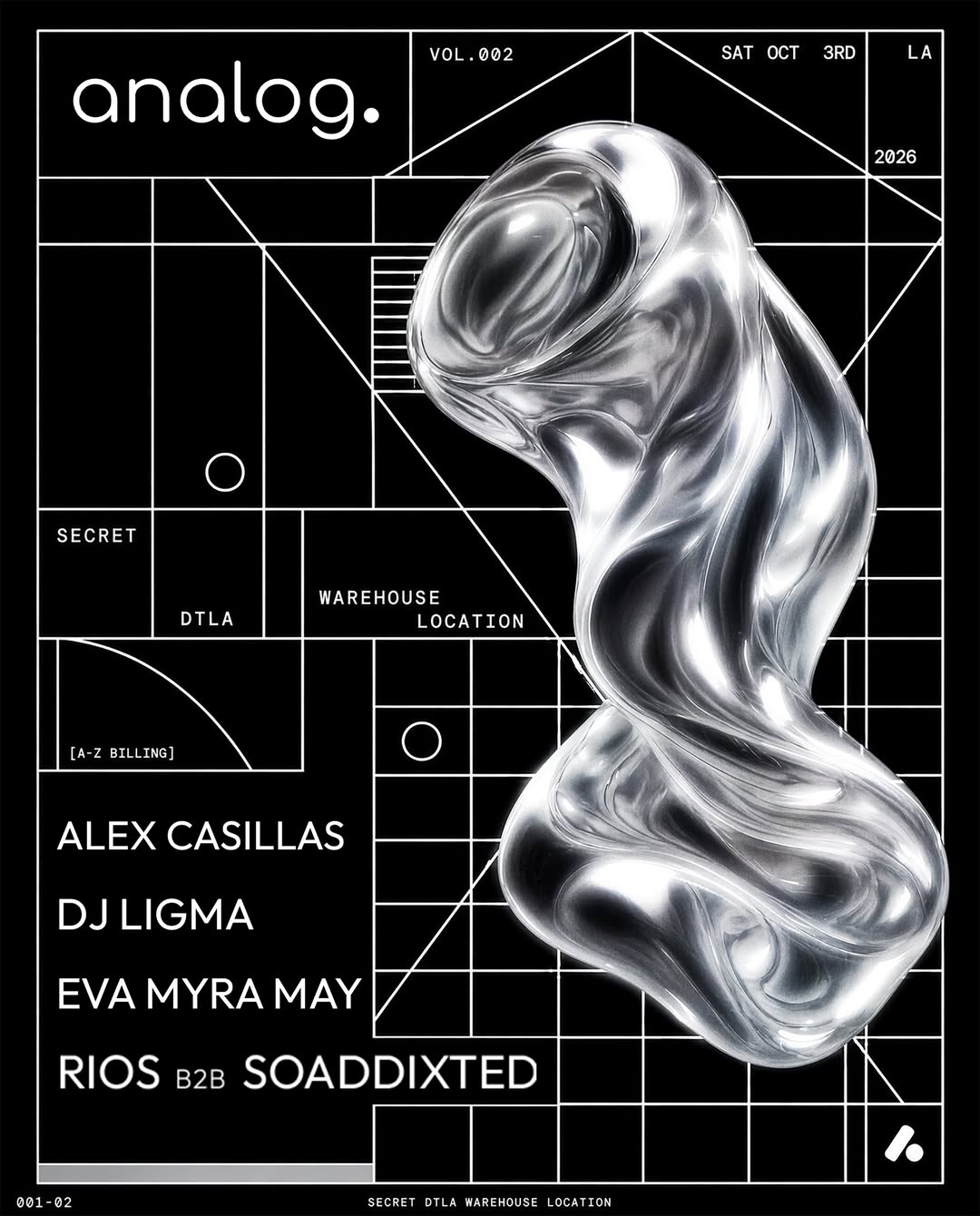 analog presents Alex Casillas, DJ Ligma, Eva Myra May, Rios b2b Soaddixted