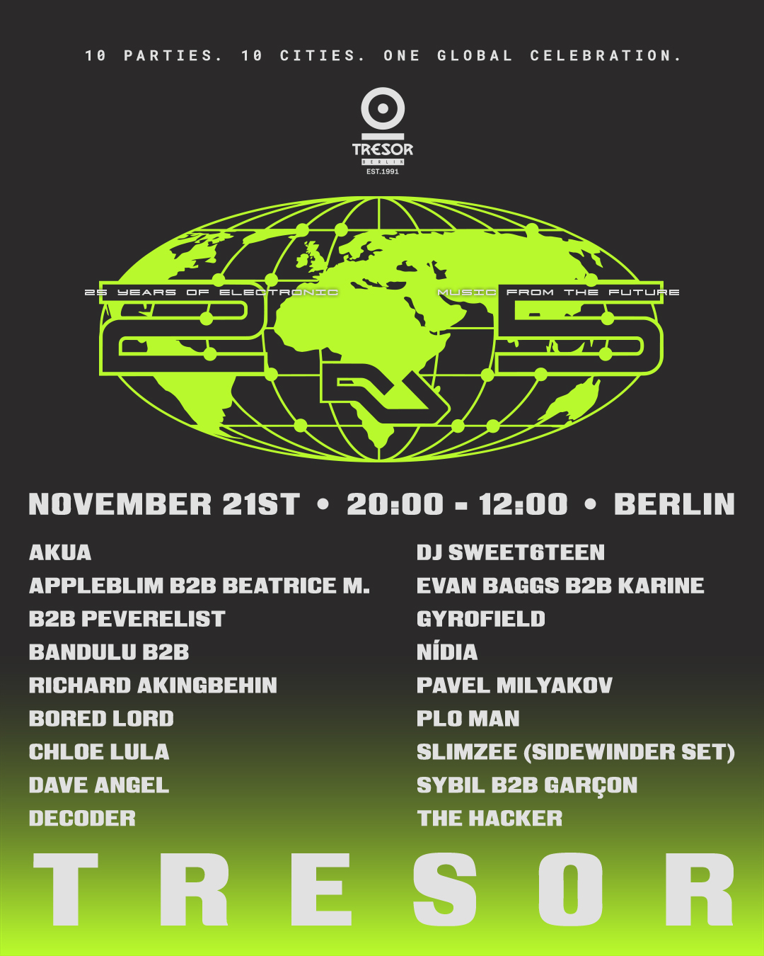 RA25 x Tresor Berlin