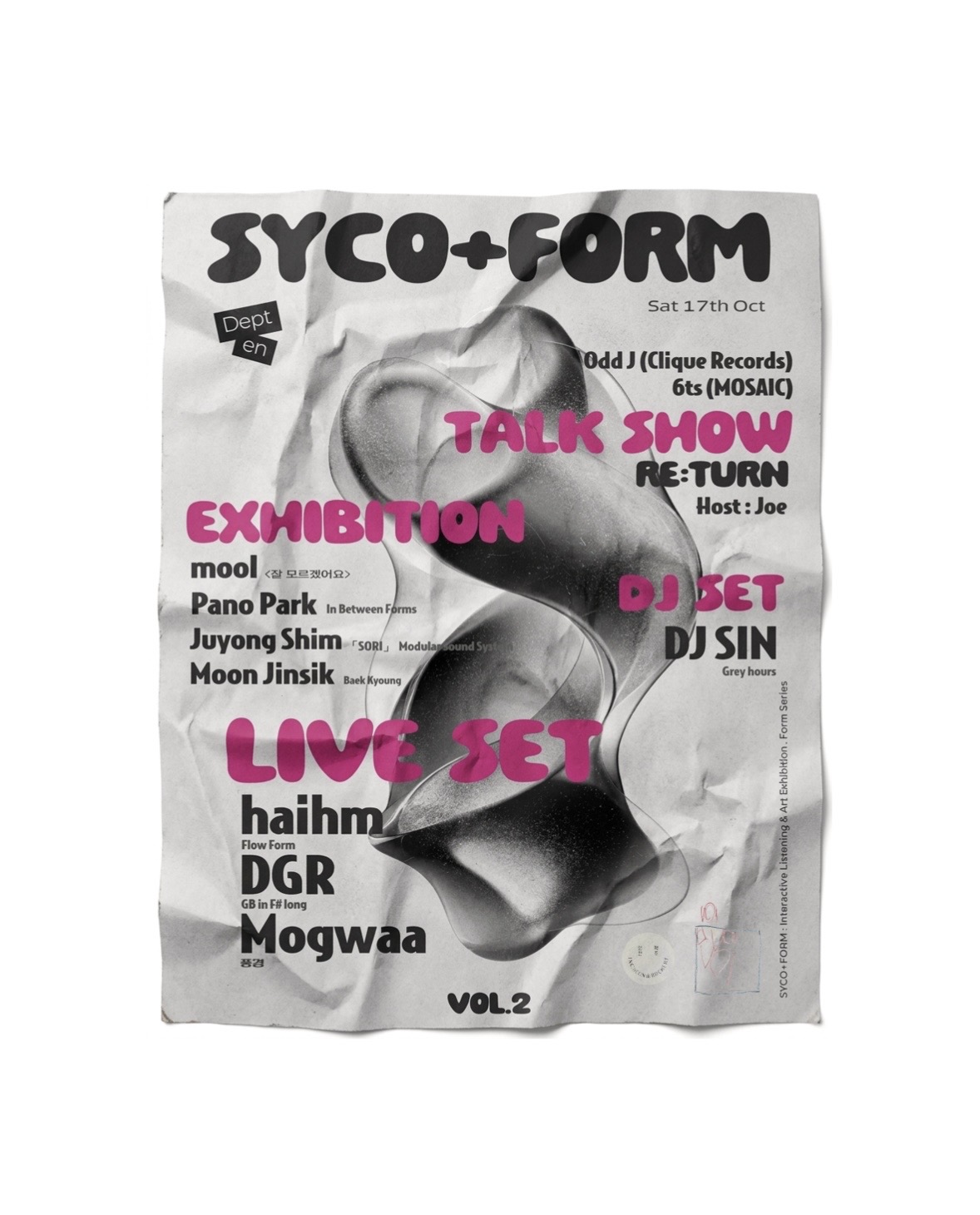 SYCO+FORM: Interactive Listening & Art Exhibition Vol.02