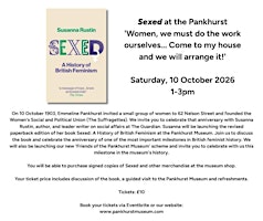 Sexed - Book Launch at the Pankhurst